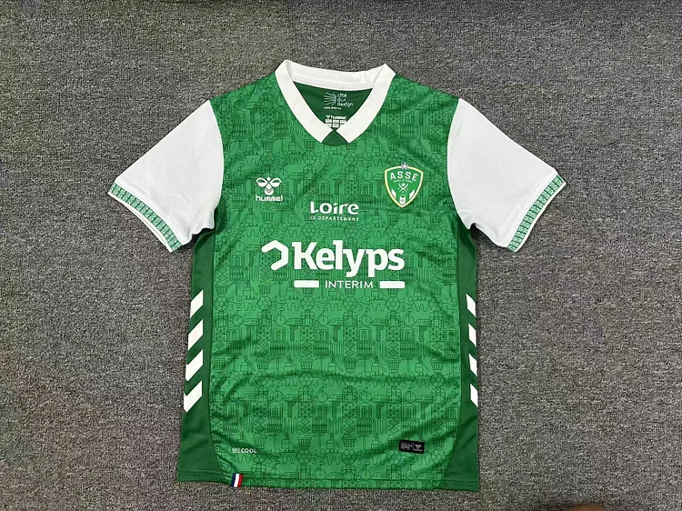 2025-26 New Season-saint etienne Home Jersey-Fans Edition