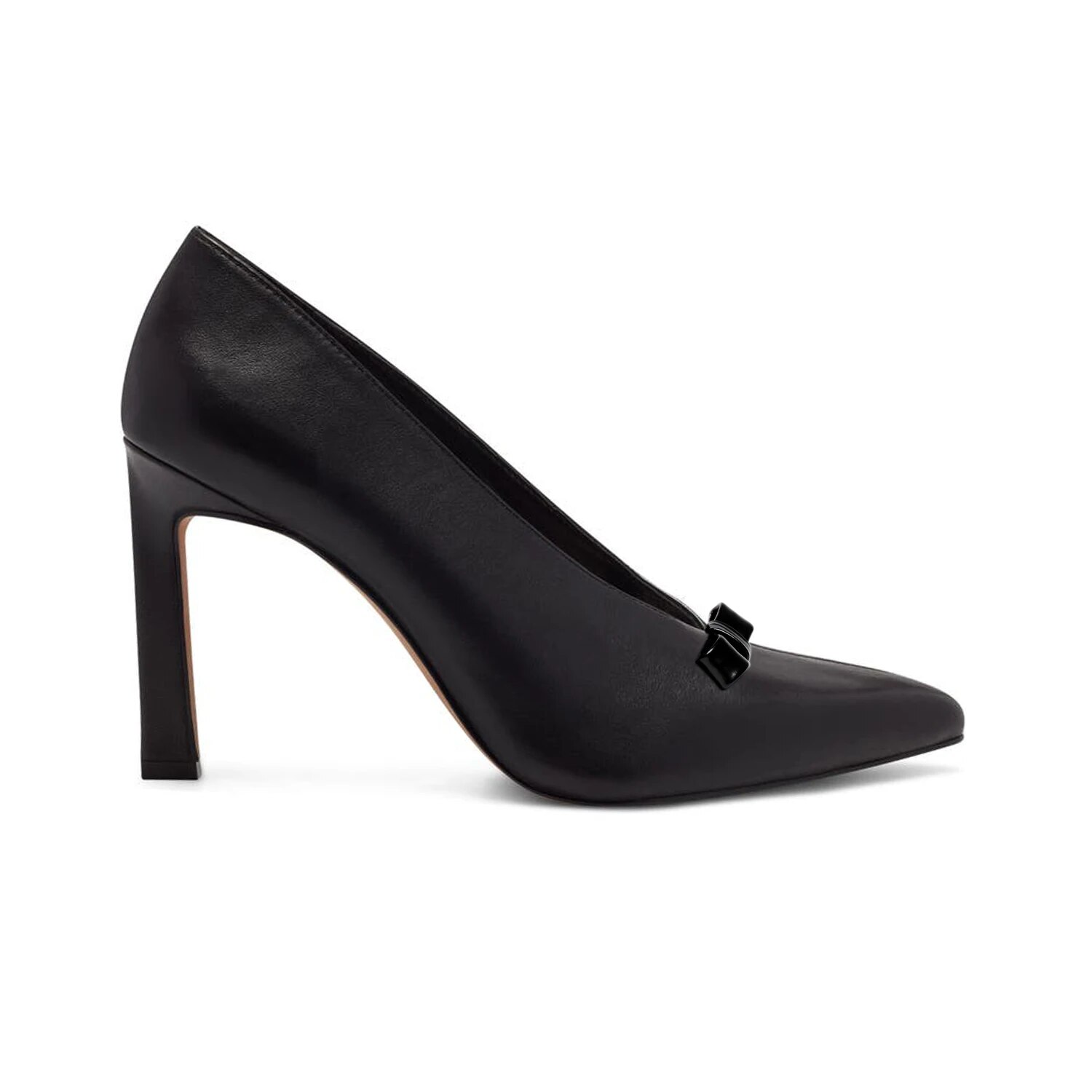 TAAFO Black Butterfly-Knot Stilettos Woman's Pumps Pointy Toe High Thin Heels Ladies Dress Party Shoes 