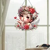 Diamond Painting Cupid Window Pendants Cupid for Home Window Decor