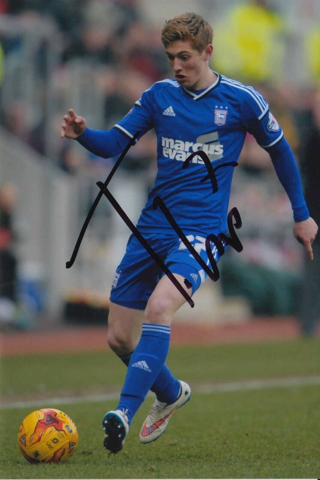 TEDDY BISHOP HAND SIGNED 6X4 Photo Poster painting - FOOTBALL AUTOGRAPH - IPSWICH TOWN 1.