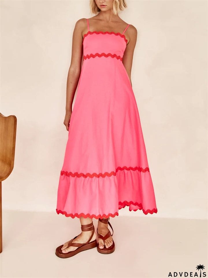 Ladies Summer New Trendy Beach Strappy Dresses