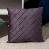 Plain Velvet Rhombus Home Living Creative Cushion Pillow Cover