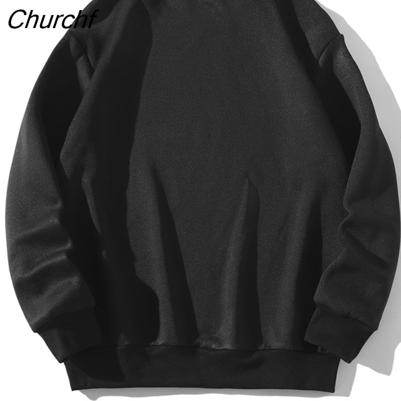 Churchf Sweatshirt 2022 Spring Sun Mushroom Cartoon Print Women Pullover Sweatshirts Harajuku O-neck Long Sleeve Pullovers Tops