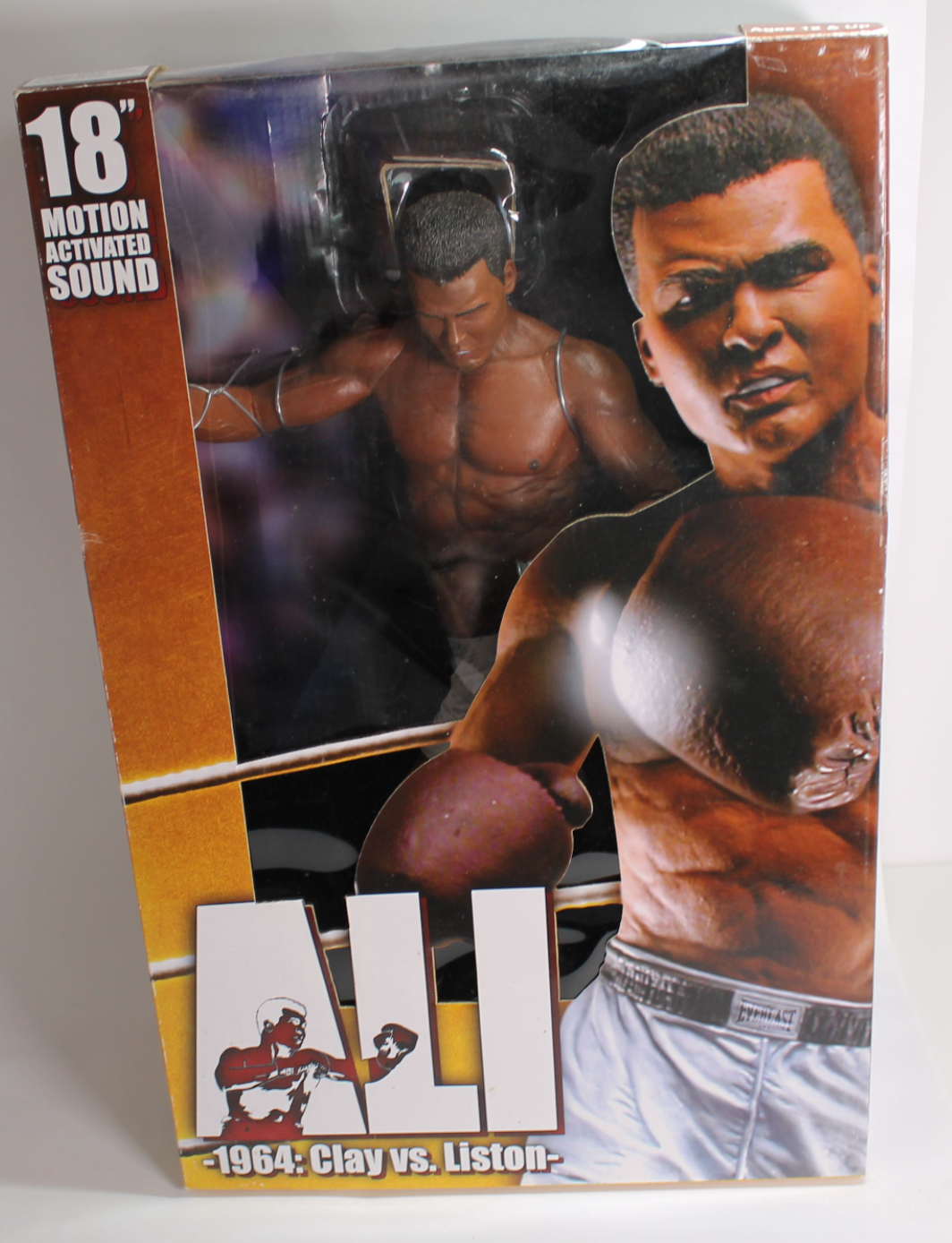 Muhammad Ali Clay vs Sonny Liston Action Figure! RARE! Brand New in Box! 13188