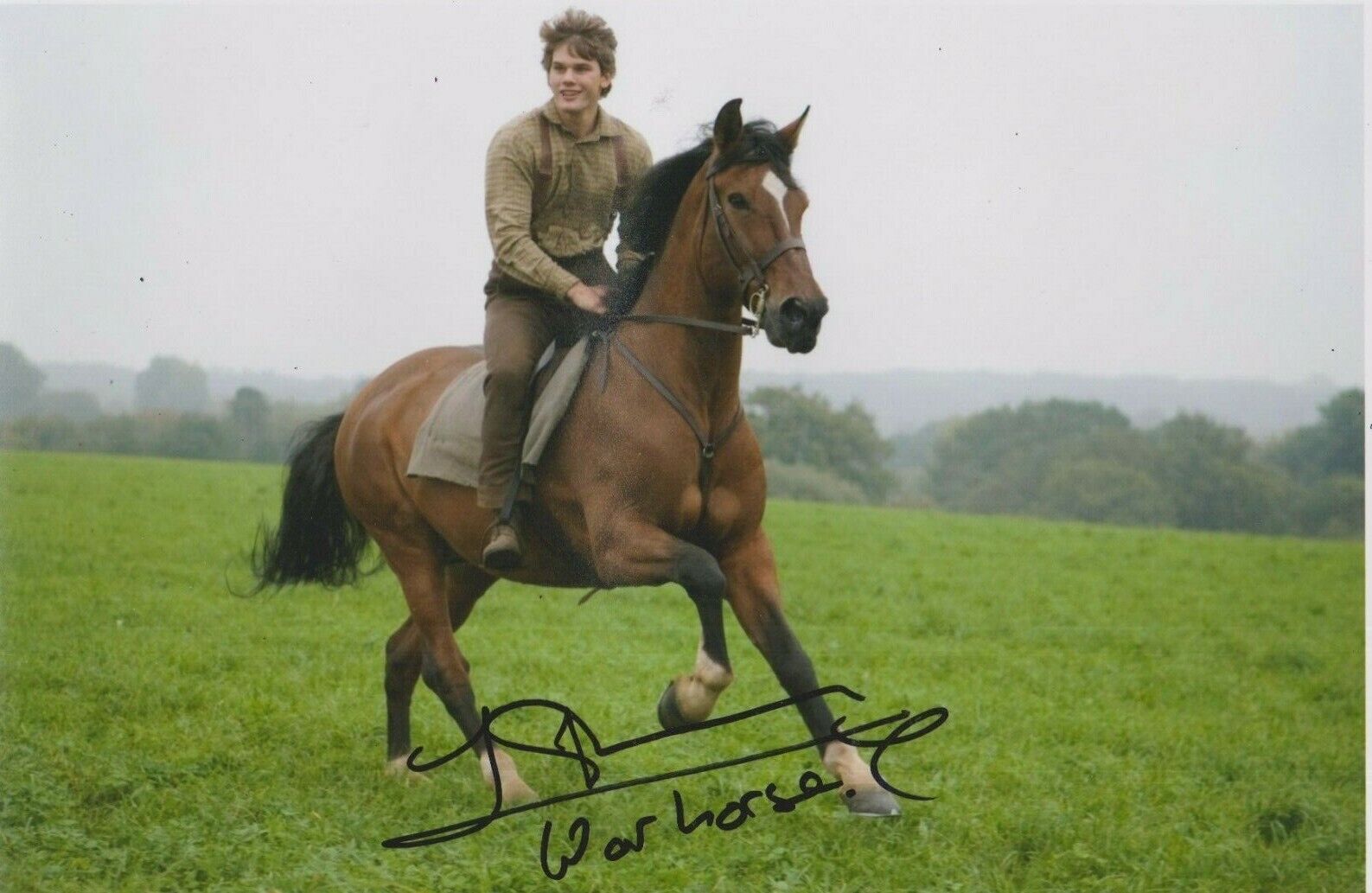 Jeremy Irvine (War Horse) **HAND SIGNED** 8x12 Photo Poster painting ~ AUTOGRAPHED