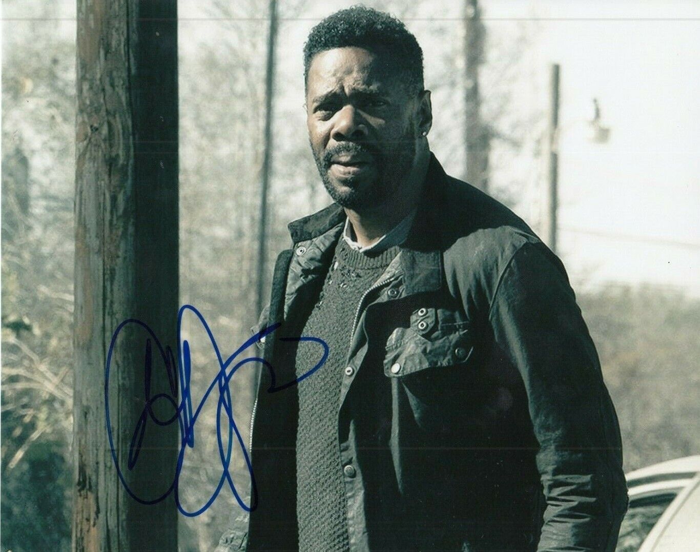 COLMAN DOMINGO signed (FEAR THE WALKING DEAD) 8X10 Victor Strand *PROOF* W/COA A