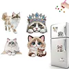 4PCS 2D/Flat Acrylic DIY Diamond Art Fridge Magnet Kit Ragdoll Cat Design DIY Art Fridge Magnet Refrigerator Sticker Magnetic Diamond Art Decor Refrigerator Mailbox Home Decoration DIY Crafts