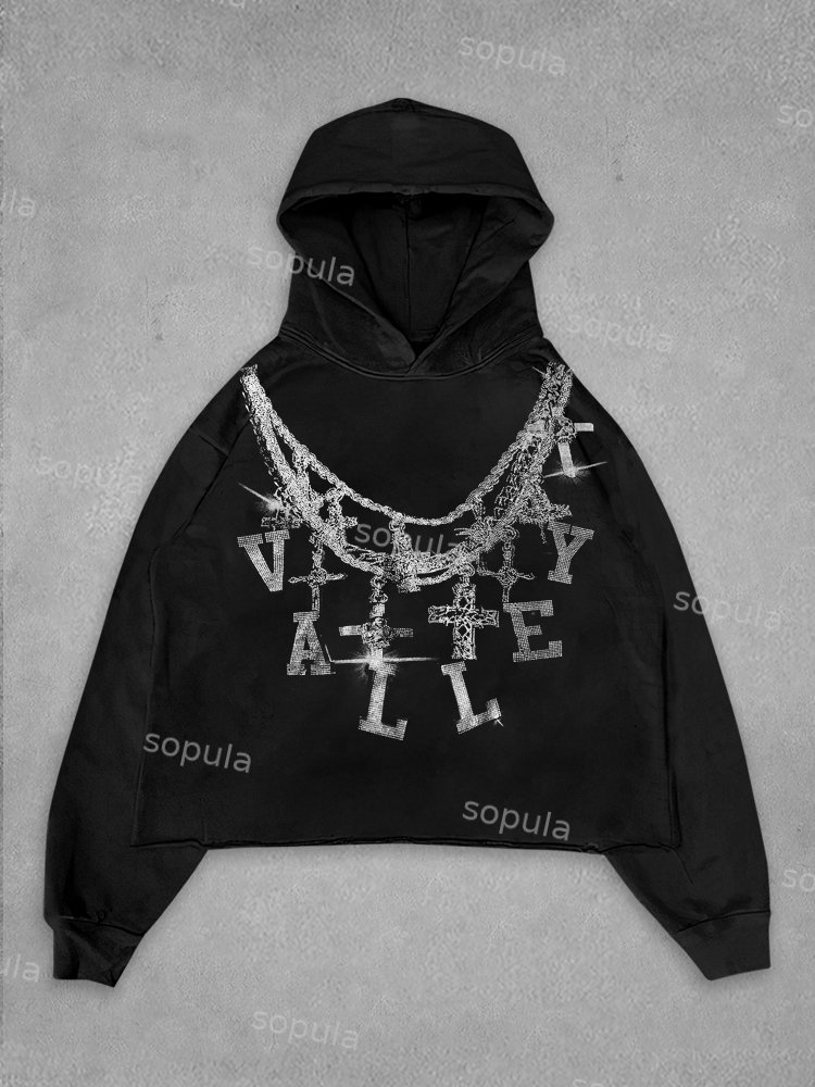 Big Chain Pullover Hoodie - SOPULA