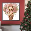 5D DIY Partial Special Shaped Drill Diamond Painting Flower Balloon Bear 30x30cm