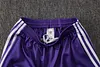 Joyfball 2024/2025 Real Madrid Long Zipped Jacket white Retro version Soccer Jersey 1:1 Thai Quality 