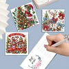 6Pcs Weihnachten - 5d DIY Handwerk Gru&szlig;karte