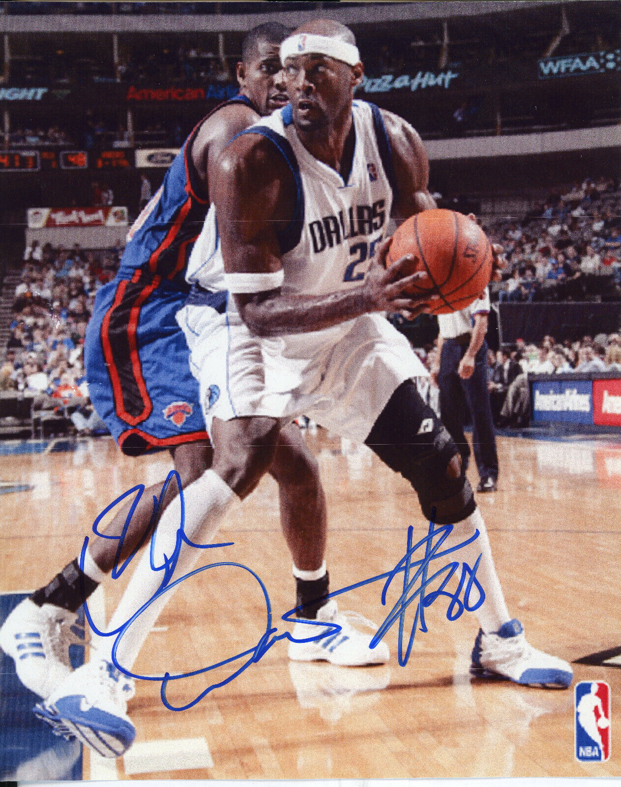 Erick Dampier Autographed 8x10 Dallas Mavericks#S1469