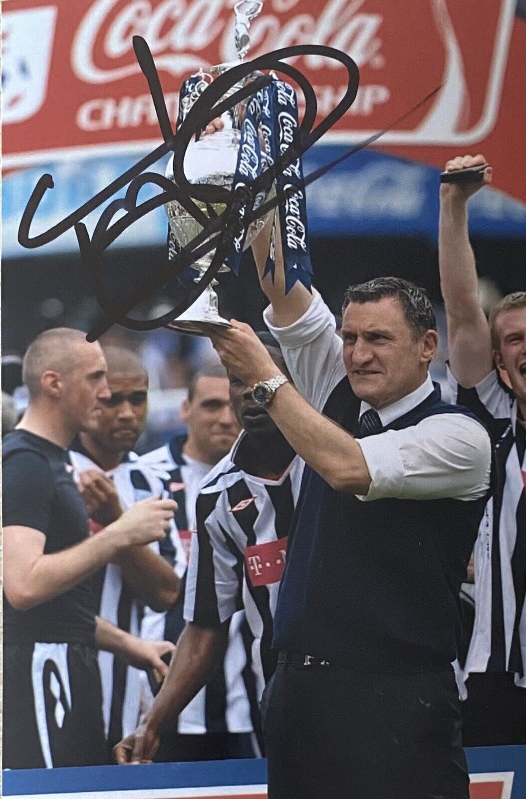 Tony Mowbray Genuine Hand Signed West Brom 6X4 Photo Poster painting