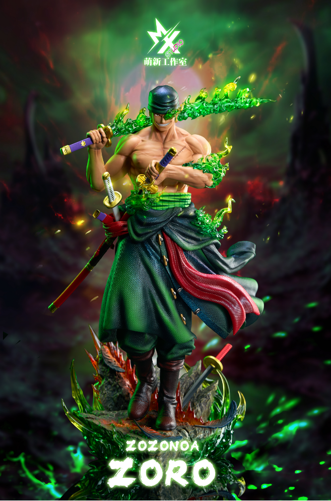 Mengxin Studio - One Piece Onigashima Roronoa Zoro Statue(GK)-