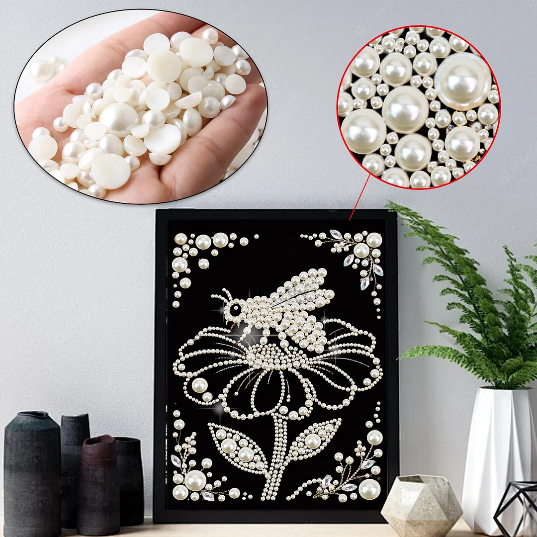 Flower Special Shaped 5D DIY Partial Drill Diamond Painting Kit Home Art 30x40cm