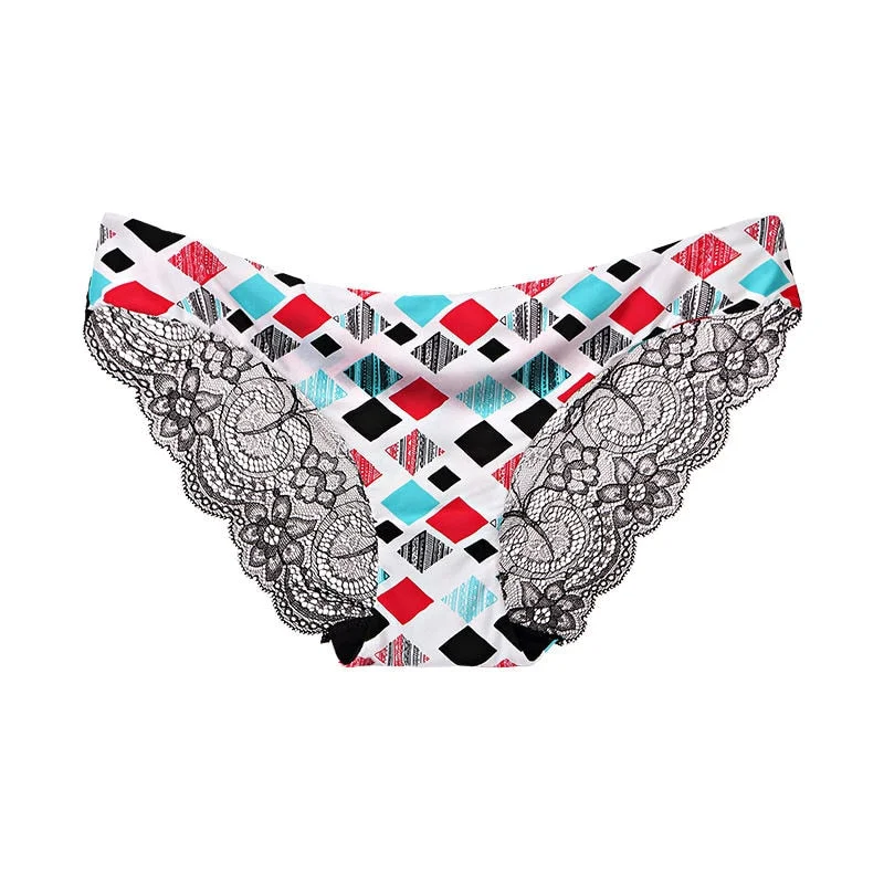 1 Pcs Leopard Panties Underwear For Woman Seamless Lace Sexy Underwear Female Plus Briefs Underwear Woman Lace Sexy New BANNIROU