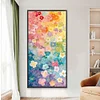 Bunte Blumen - runder Bohrer Diamantmalerei - 45*85cm (gro&szlig;e Gr&ouml;&szlig;e partieller Bauchbohrer)