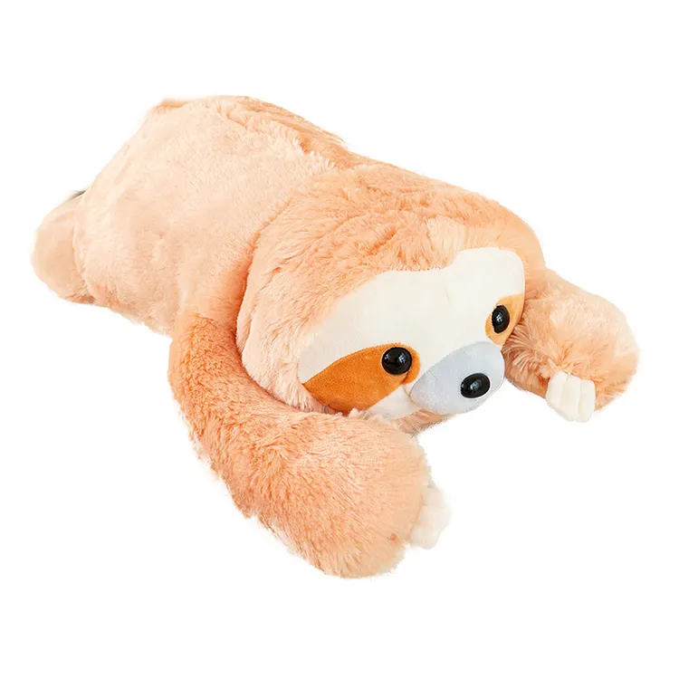 Fluffy Lying Sloth Plush Toy