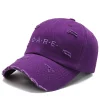 Personalized letter embroidery fashion hat for men and women