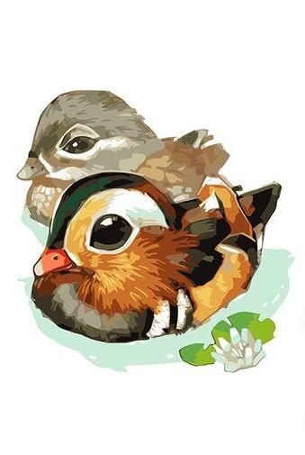 

Cute Goose – Paint By Numbers - 40*50CM, 501 Original
