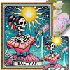 Skullgirl-11CT Stamped Cross Stitch 50*65cm/19.69*25.59in (Big Size)