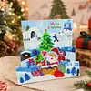 1Pcs Diamond Painting Christmas Sleigh Theme Greeting Card Set with Envelopes