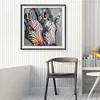 uk.everydayedeals (Limited Stock)Paint By Number - Oil Painting -  Zebra (40*40Cm)