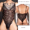 New Lace Trim Men's Lingerie Ultra-Thin and Transparent Sexy Crossdressing Bodysuit