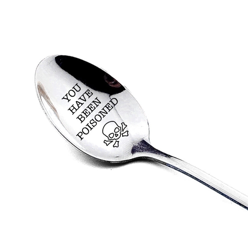 Casual Solid Color Stainless Steel Spoon 1 Piece