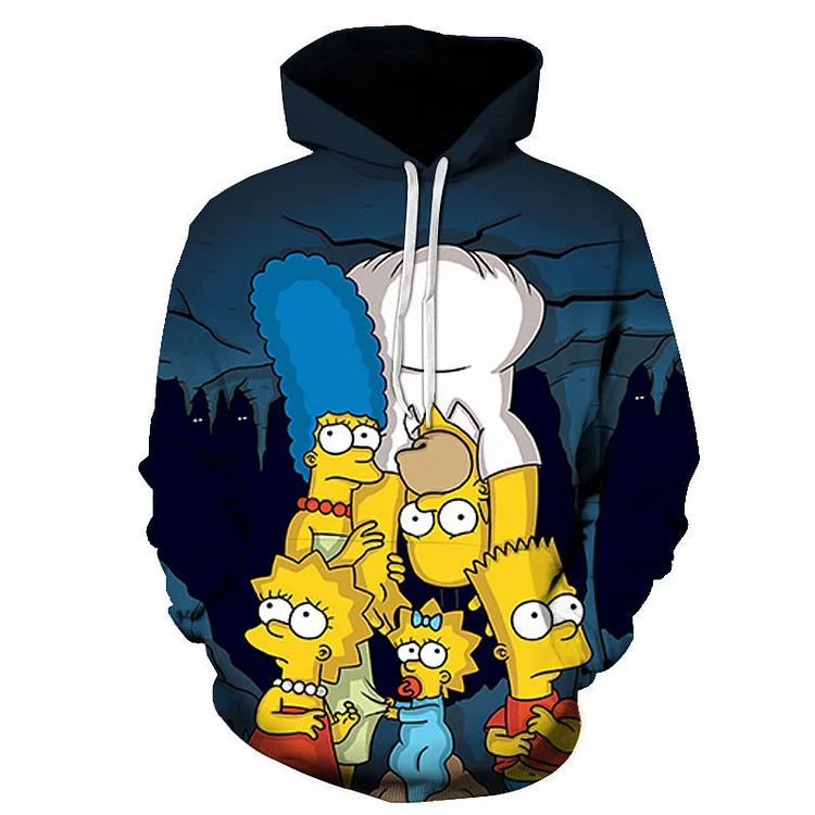 The Simpsons Hoodie 3D Digital Printing Sweater