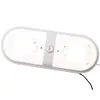 10-24V 48 LED RV Ceiling Light with Rocker Switch for Camper Yacht Boat