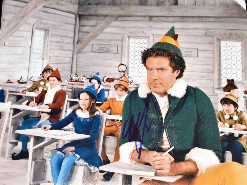 Will Ferrell Signed - Autographed ELF 11x14 inch Photo Poster painting with Certificate