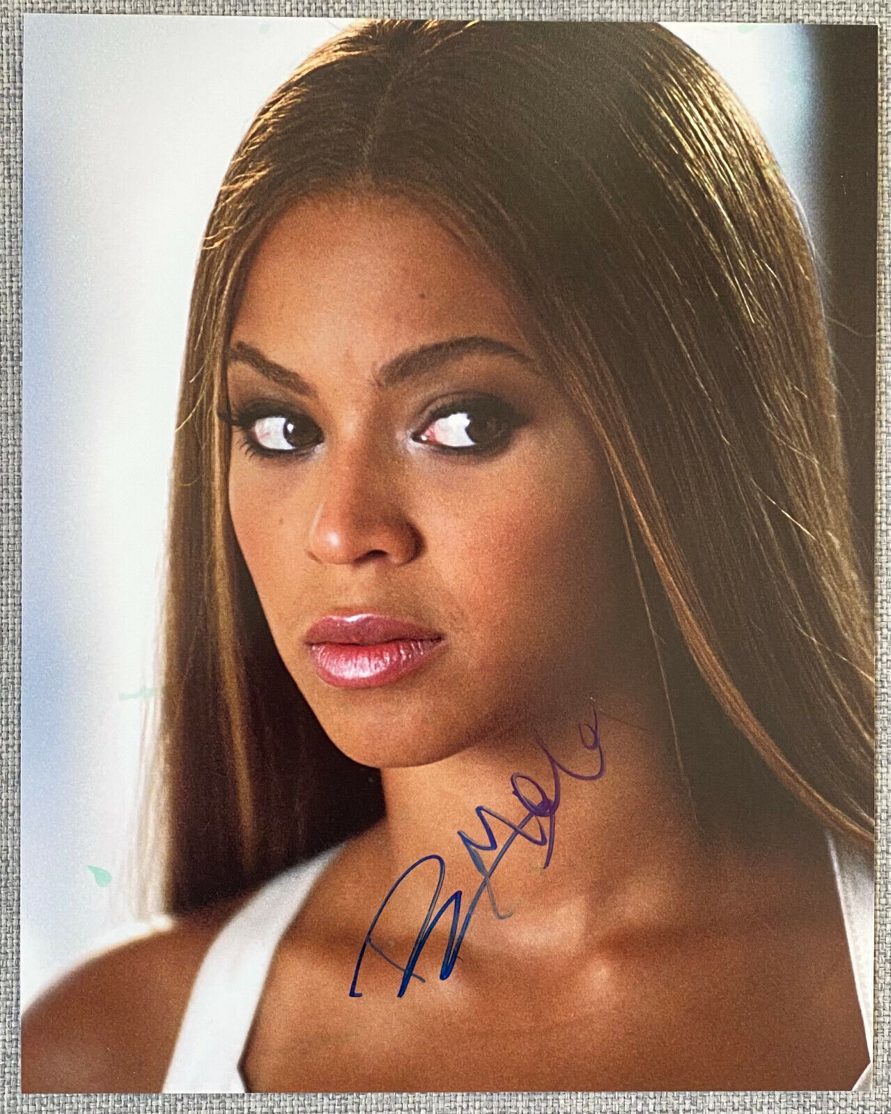 Beyonce Knowles Signed In-Person 8x10 Color Photo Poster painting - Authentic, Destiny's Child