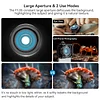 Zoom Macro Lens Kit for Smartphone, 10-20X Macro Phone Lens with Universal Lens Clip, HD Macro Photography Lens for iPhone Android Phone (Fits for Almost All Phone), Phone Macro Lens Attachment