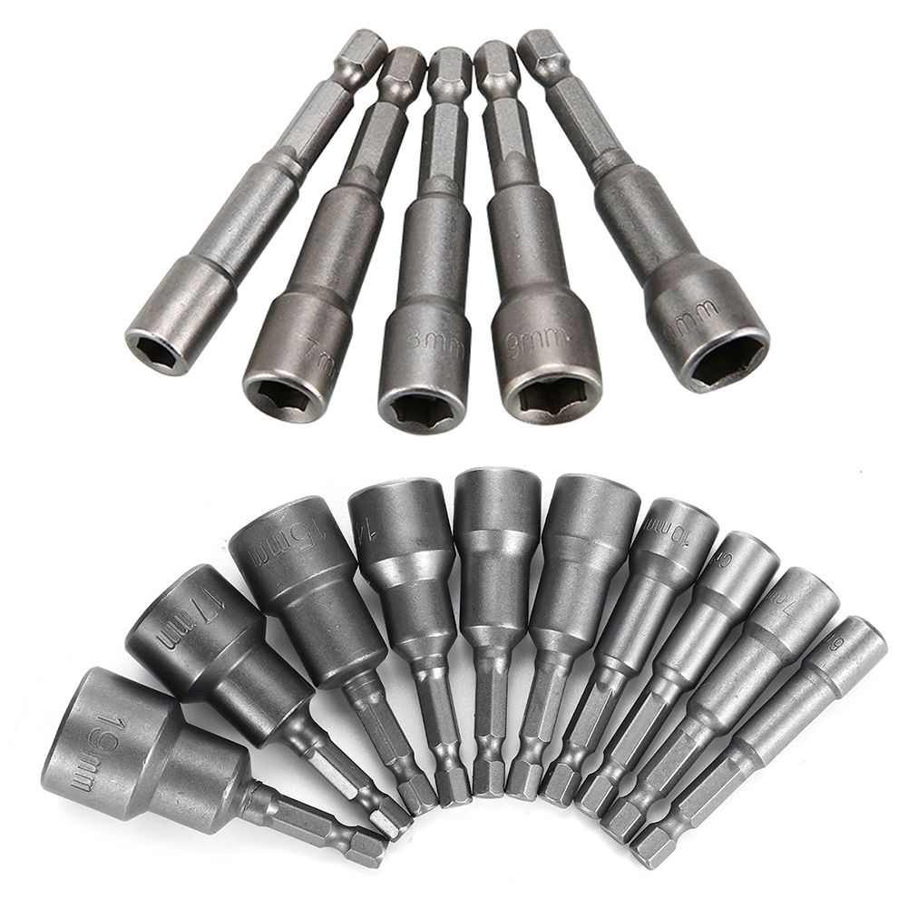 

Magnetic Hex Socket Sleeve Adapter Electric Nut Driver Set for Power Drills, 5pcs, 501 Original