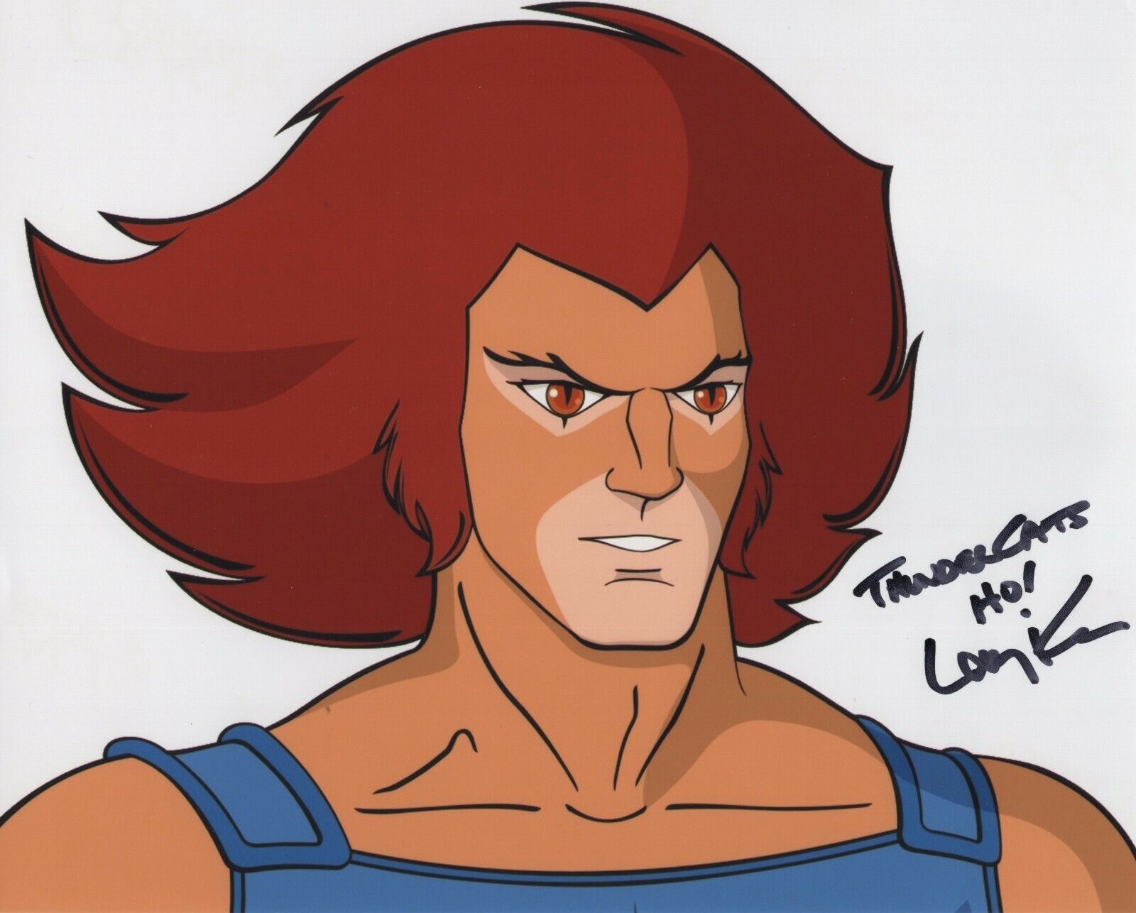 LARRY KENNEY SIGNED AUTOGRAPH THUNDERCATS LION-O 8X10 Photo Poster painting #2