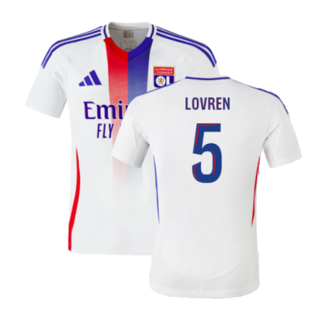 Olympique Lyonnais Dejan Lovren 5 Home Trikot 2024-2025