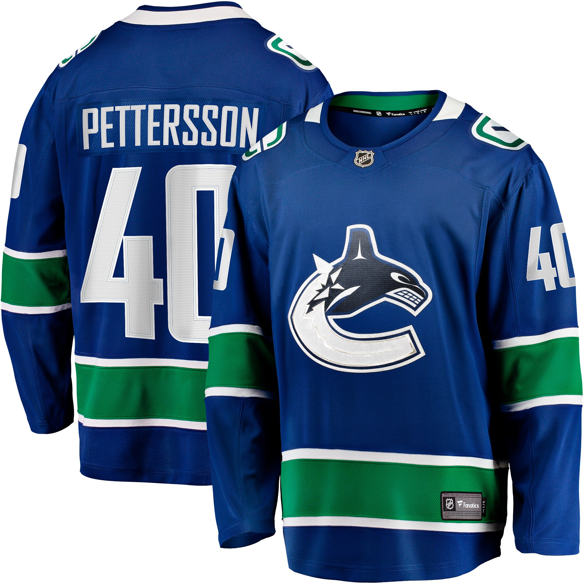 Elias Pettersson Vancouver Canucks Fanatics Home Breakaway Jersey – Blue mysite
