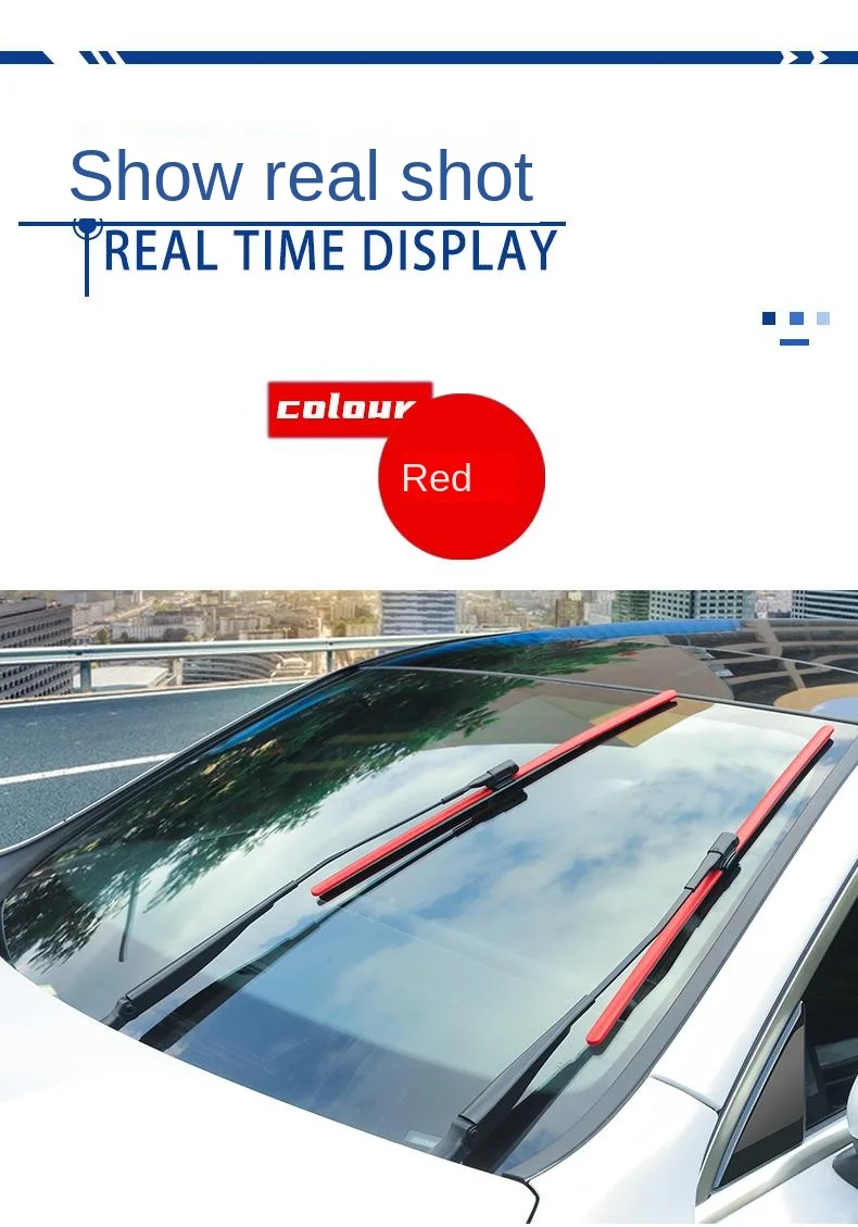 Car Color Special Car Traceless Wipers (2PCS)