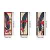 3Pcs Special Shape Black Feather Red Rose DIY Diamond Painting Bookmarks Kits