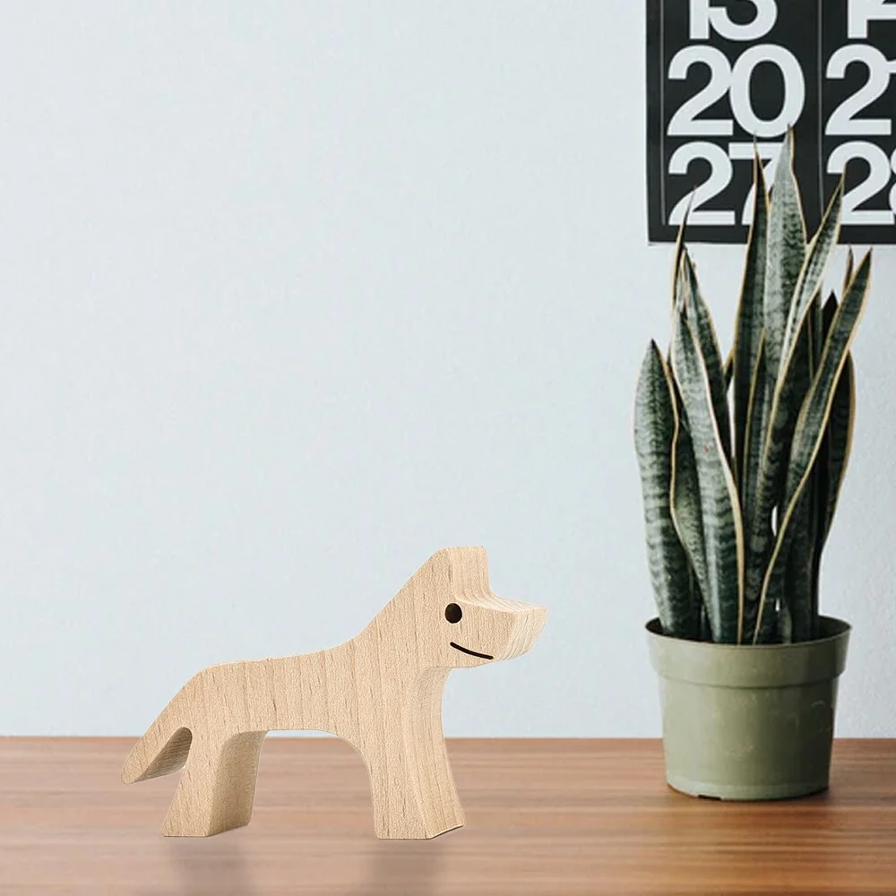 Personalise Dog Home Decor Figurines Handmade Ornaments Home Decoration Miniature Figurines For Bedroom Home Office Shelf Decor