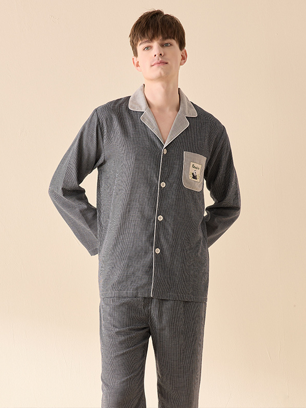 Cotton V Neck Regular Fit Casual Pants Set