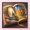 Castle In The Book-11CT Stamped Cross Stitch 50*50cm/19.69*19.69in tapestrymarket