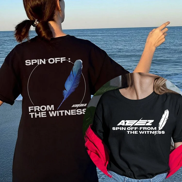 ATEEZ Spin Off: From The Witness Printed T-shirt