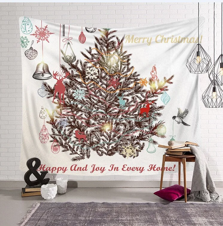 Elk Printed Wall Hanging Tapestry Forest Deer Wall Hanging Tapestry Boho Bedspread Blanket Carpet Throw Yoga Mat