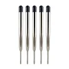Retro Metal Press-Type Oil-Based Ballpoint Pen | Pistol-Style Retro Design | Rosewood Grip | Heavy Metal Feel