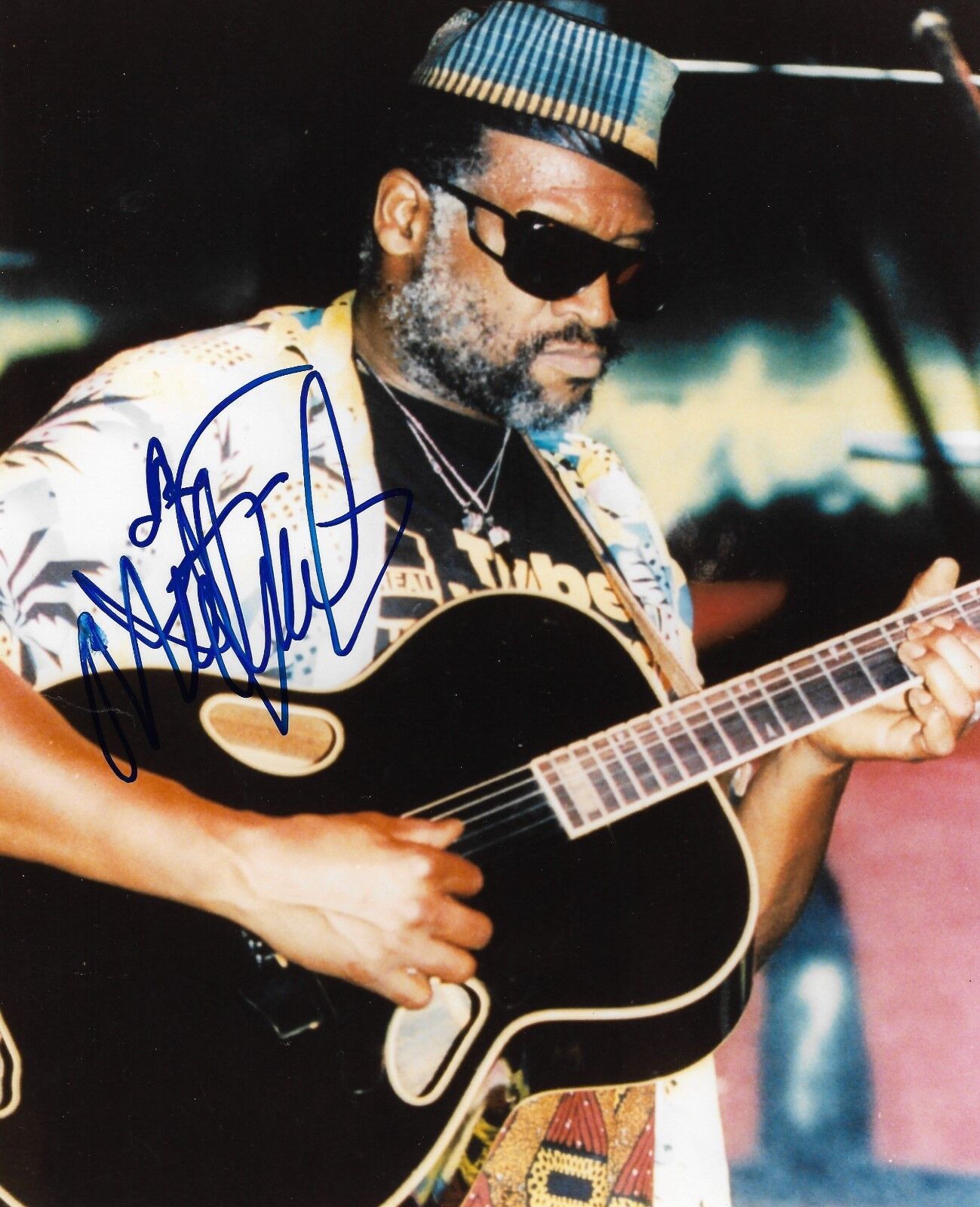 Taj Mahal Blues Musician REAL hand SIGNED 8x10 Photo Poster painting with COA Autographed #2