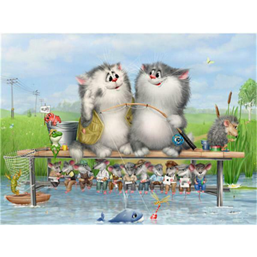 

50*40cm - Painting By Numbers - Animal, 501 Original