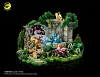 Anniversary Eevee Family Garden Scene - Pokemon Resin Statue - Moon Shadow Studios