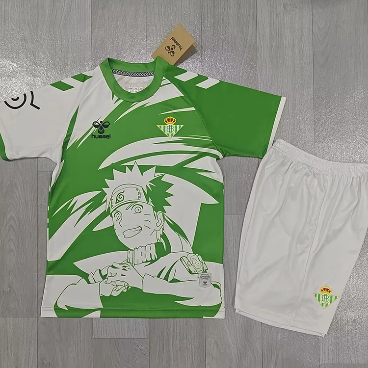 25/26 Real Betis Limited Edition "Naruto" Joint Jersey Kids Set